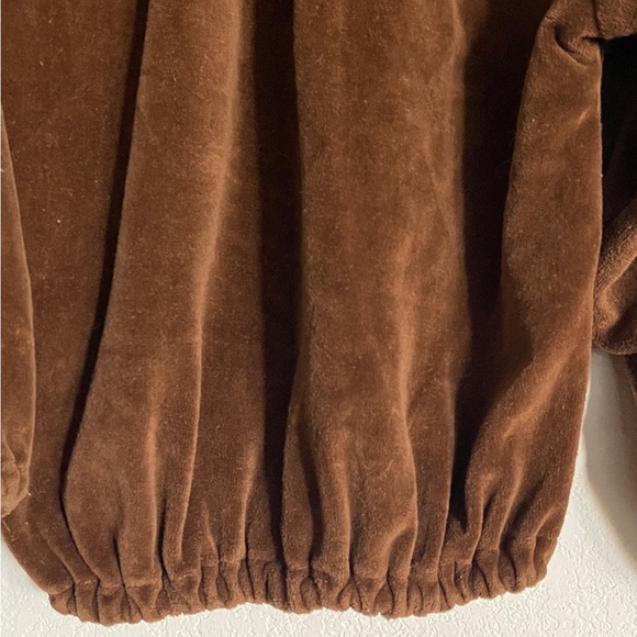 Vintage Brown Velour Pull Over - Picture 5 of 14